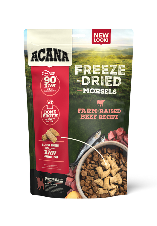 Freeze-Dried Food, Farm-Raised Beef Recipe, Morsels